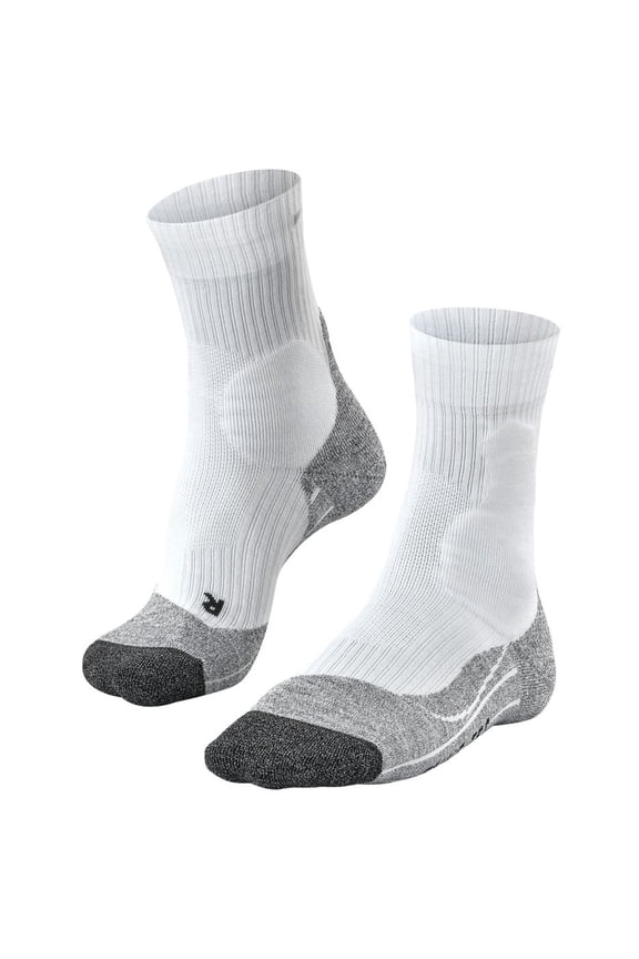 Men's Falke 16833 Tennis Ankle Sock (White M)