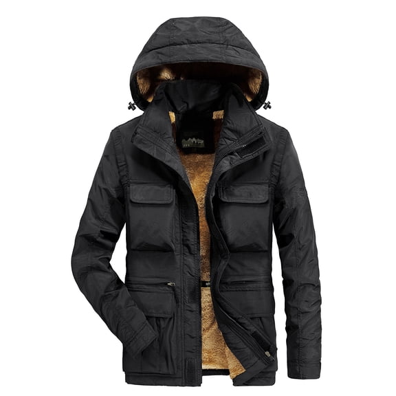 Men's Fall Casual Windbreaker Jacket Cargo Stand Collar Military Bomber Jackets Coat Solid Color Baseball Suit Functional Multi Pocket Coat Work Jacket