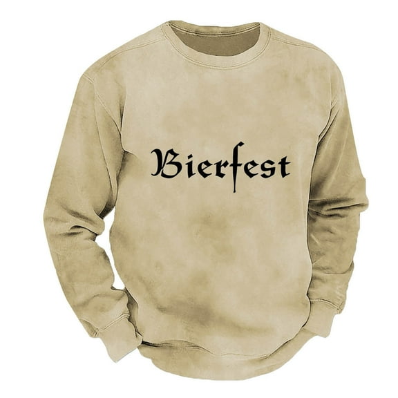 Men's Fall Winter Fashion Pullover Sweatshirt Hop Crew Neck Oversized Top Garment Pullover Shirts Lightweigt Sweat Shirt Pullover Sweater