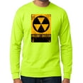 thumbnail image 1 of Men's Fallout Shelter Sign Long Sleeve T-shirt - Safety Green, 5XL, 1 of 1