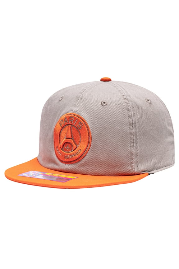 Men's Fan Ink Tan/Orange Paris Saint-Germain Wander Snapback Hat