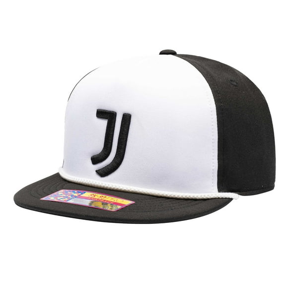 Men's Fan Ink White Juventus Avalanche Snapback Hat - OSFA