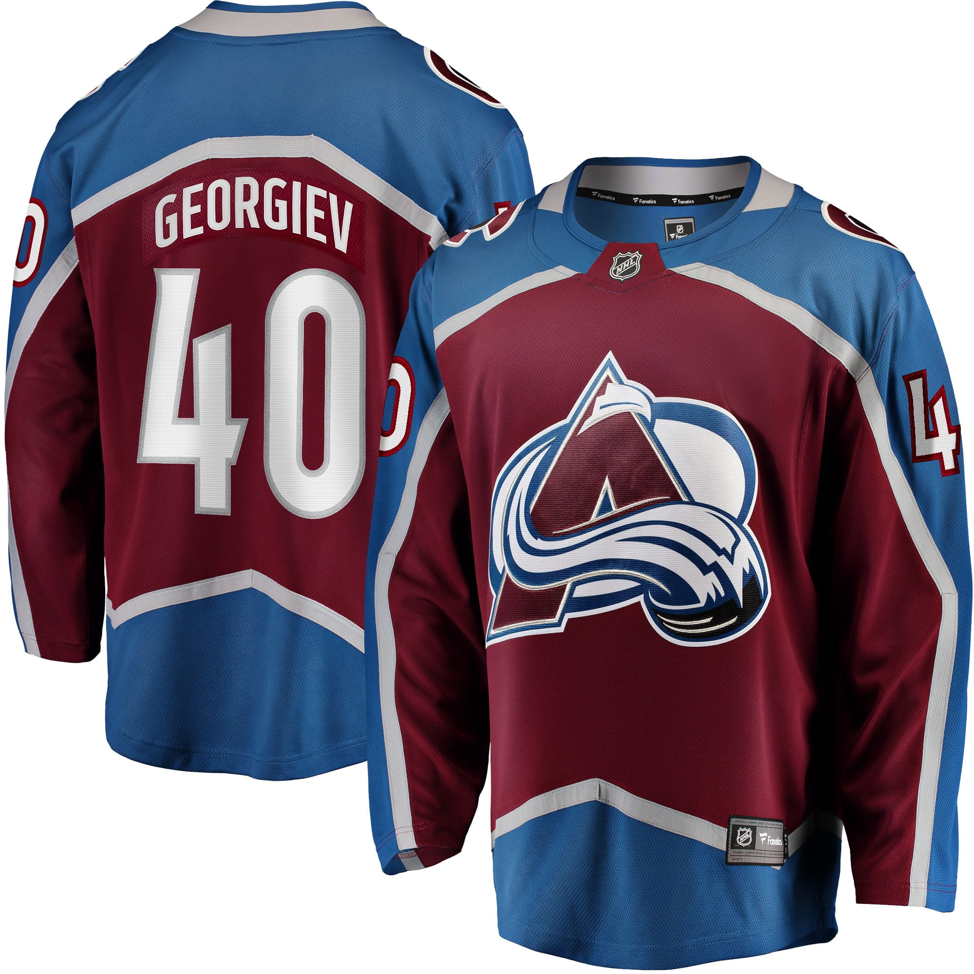 Men s Fanatics Alexandar Georgiev Burgundy Colorado Avalanche Home Breakaway Player Jersey Walmart