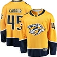 thumbnail image 1 of Men's Fanatics Alexandre Carrier Gold Nashville Predators  Premier Breakaway Player Jersey, 1 of 3