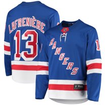 Men's Fanatics Alexis Lafreniere Blue New York Rangers  Breakaway Jersey
