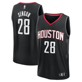Men's Fanatics Alperen Sengun Black Houston Rockets Fast Break Replica Player Jersey - Statement Edition