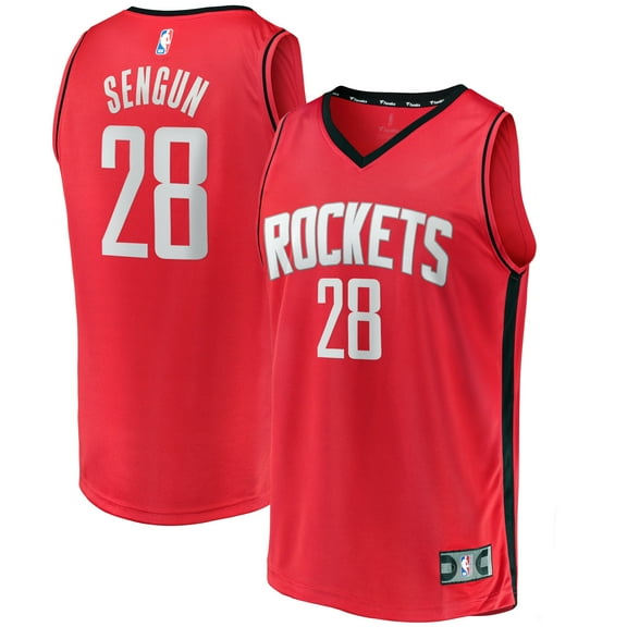 Men's Fanatics Alperen Sengun Red Houston Rockets Fast Break Replica Jersey - Icon Edition