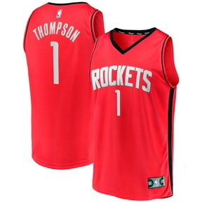 Men's Fanatics Amen Thompson Red Houston Rockets  Fast Break Replica Jersey - Icon Edition
