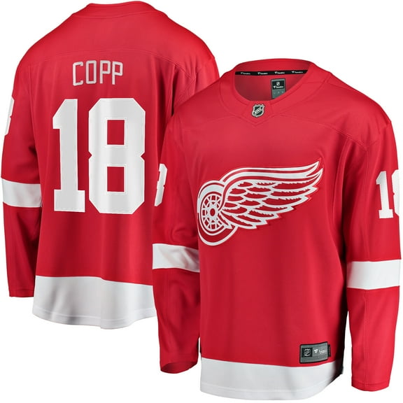 Men's Fanatics Andrew Copp Red Detroit Red Wings Home Breakaway Player Jersey
