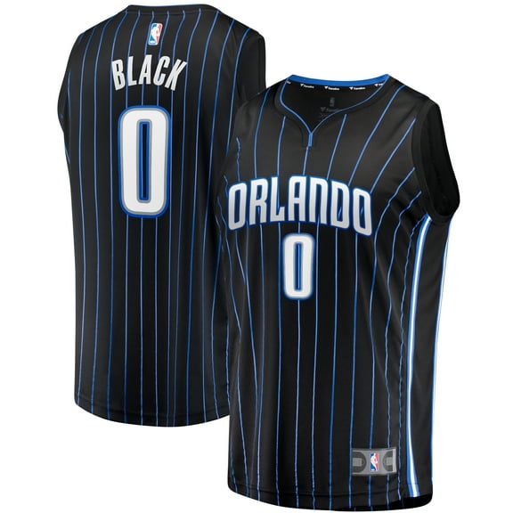 Men's Fanatics Anthony Black Black Orlando Magic  Fast Break Replica Jersey - Icon Edition