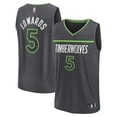 thumbnail image 1 of Men's Fanatics Anthony Edwards Anthracite Minnesota Timberwolves Fast Break Replica Player Jersey - Statement Edition, 1 of 3