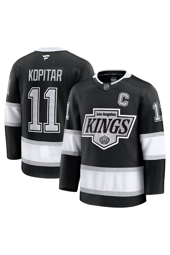 Men's Fanatics Anze Kopitar Black Los Angeles Kings Home Premium Jersey