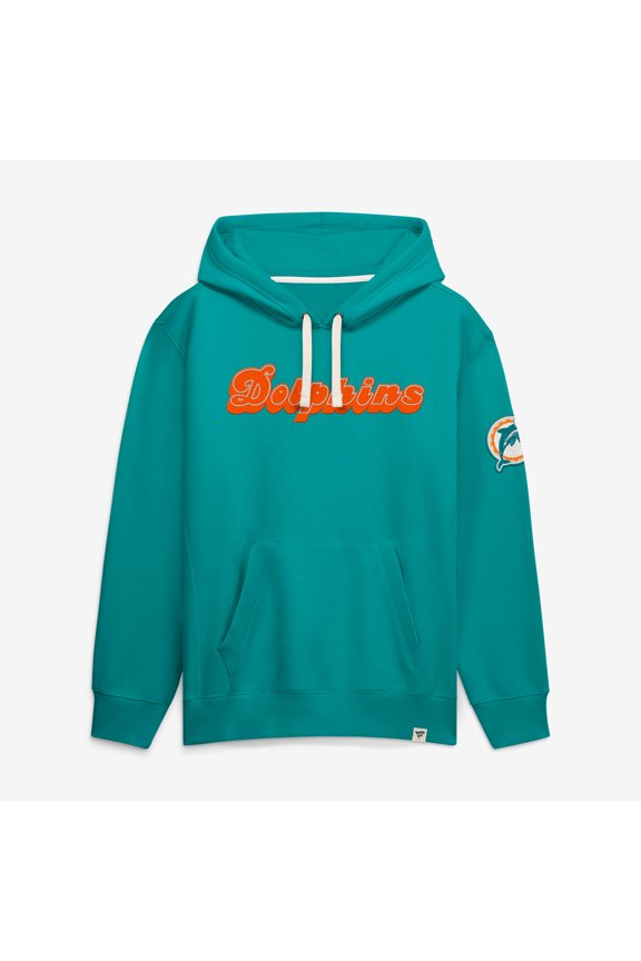 Men's Fanatics Aqua Miami Dolphins New Horizons Heritage Pullover Hoodie
