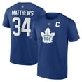 thumbnail image 1 of Men's Fanatics Auston Matthews Blue Toronto Maple Leafs Authentic Stack Name & Number T-Shirt, 1 of 3