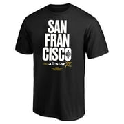 Mens-Fanatics Black 2025 NBA All-Star Game Big & Tall Profile T-Shirt