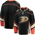 thumbnail image 1 of Men's Fanatics Black Anaheim Ducks Breakaway Home Jersey, 1 of 3