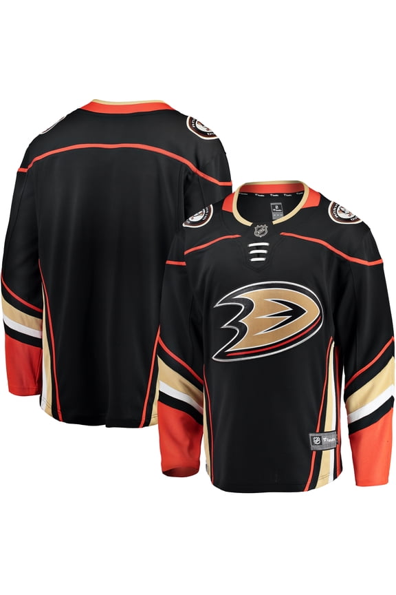 Men's Fanatics Black Anaheim Ducks Breakaway Home Jersey