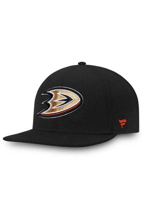 Men's Fanatics Black Anaheim Ducks Core Fitted Hat