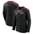 thumbnail image 1 of Men's Fanatics Black Arizona Coyotes Special Edition 2.0 Long Sleeve Lace-Up T-Shirt, 1 of 3