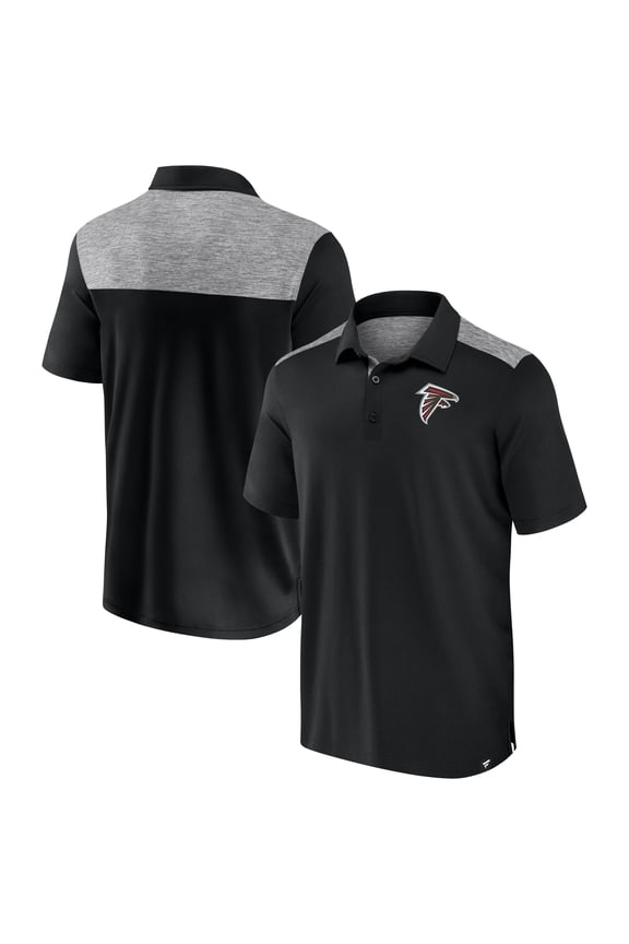 Men's Fanatics Black Atlanta Falcons Long Shot Polo