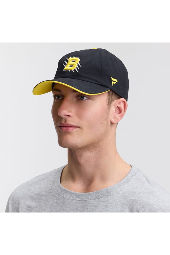 Men's Fanatics Black Boston Bruins 2026 NHL Stadium Series Authentic Pro Adjustable Hat
