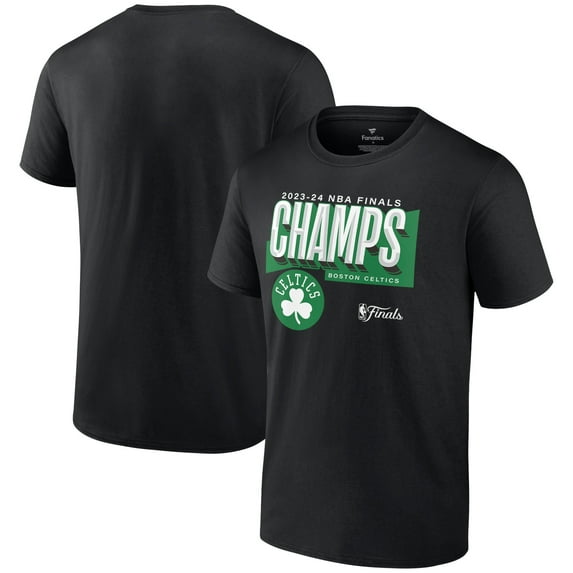 Men's Fanatics Black Boston Celtics 2024 NBA Finals Champions Big & Tall Pick & Roll Defense T-Shirt