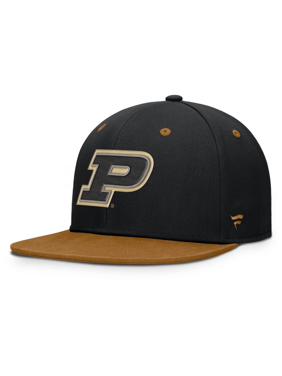 Men's Fanatics Black/Brown Purdue Boilermakers NoBo Fitted Hat