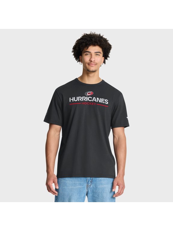 Men's Fanatics Black Carolina Hurricanes Authentic Pro Primary T-Shirt