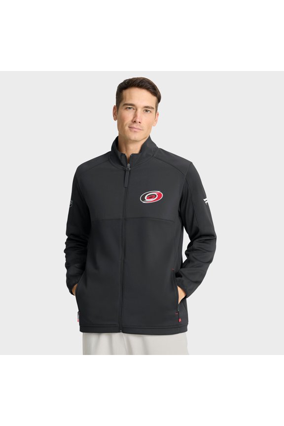 Men's Fanatics Black Carolina Hurricanes Authentic Pro Rink Full-Zip Jacket