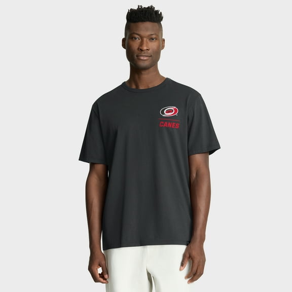 Men's Fanatics Black Carolina Hurricanes Crash The Net Legacy T-Shirt