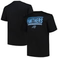 thumbnail image 1 of Men's Fanatics Black Carolina Panthers Big & Tall Pop T-Shirt, 1 of 3