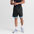 thumbnail image 1 of Men's Fanatics Black Carolina Panthers Fearless Drive Shorts, 1 of 5