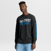 Mens Fanatics Black Carolina Panthers Hometown Sweep Legacy Long Sleeve T-Shirt