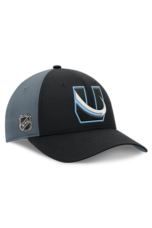 Men's Fanatics  Black/Charcoal Utah Mammoth Alternate Logo Adjustable Hat