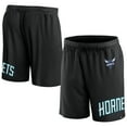 thumbnail image 1 of Men's Fanatics Black Charlotte Hornets Free Throw Mesh Shorts, 1 of 3