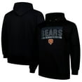 thumbnail image 1 of Men's Fanatics Black Chicago Bears Big & Tall Pop Pullover Hoodie, 1 of 3
