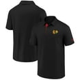 thumbnail image 1 of Men's Fanatics Black Chicago Blackhawks Authentic Pro Locker Room Polo, 1 of 3