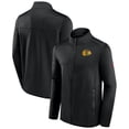 thumbnail image 1 of Men's Fanatics Black Chicago Blackhawks Authentic Pro Rink Fleece Full-Zip Jacket, 1 of 3