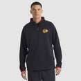 thumbnail image 1 of Men's Fanatics Black Chicago Blackhawks Authentic Pro Rink Raglan Quarter-Zip Pullover, 1 of 7
