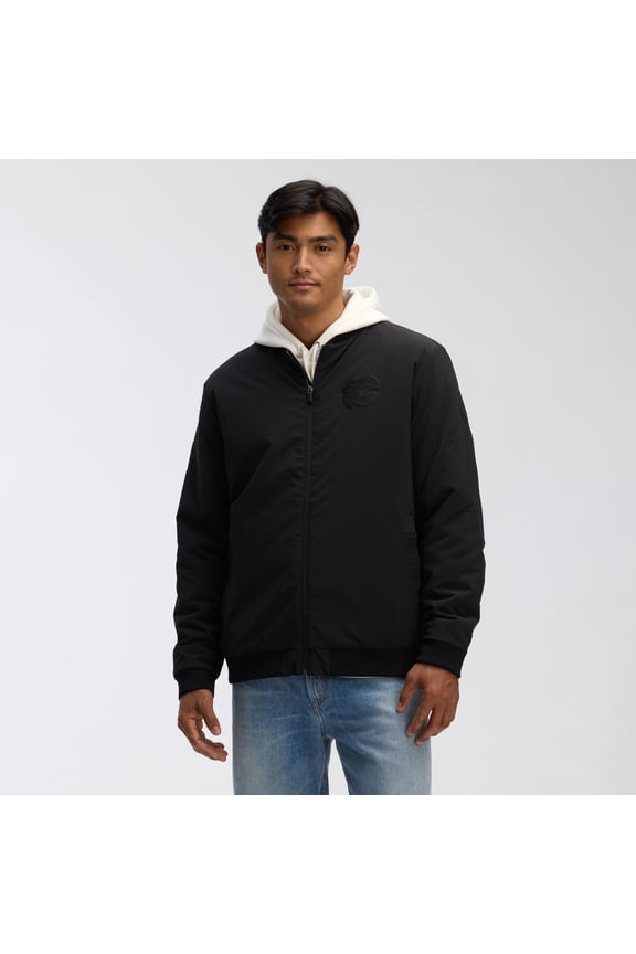 Men's Fanatics Black Chicago Blackhawks Authentic Pro Road Lightweight Full-Zip Bomber Jacket