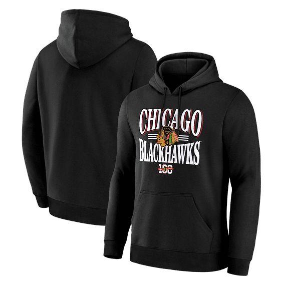 Men's Fanatics Black Chicago Blackhawks Legacy Hoodie