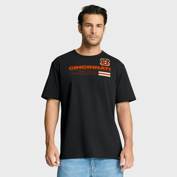 Men's Fanatics Black Cincinnati Bengals Chop Block Legacy T-Shirt
