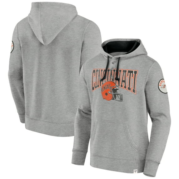Men's Fanatics Black Cincinnati Bengals Label Maker Pullover Hoodie