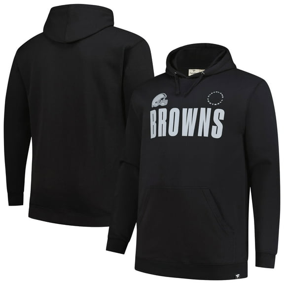 Men's Fanatics Black Cleveland Browns Big & Tall Chip Shot Hoodie
