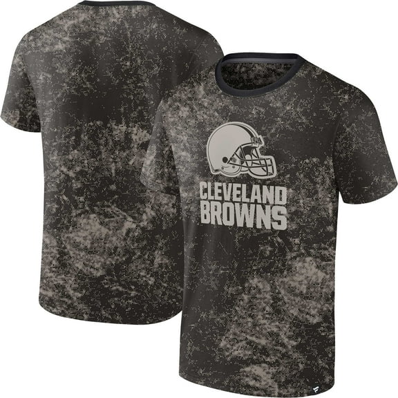 Men's Fanatics Black Cleveland Browns Shadow T-Shirt