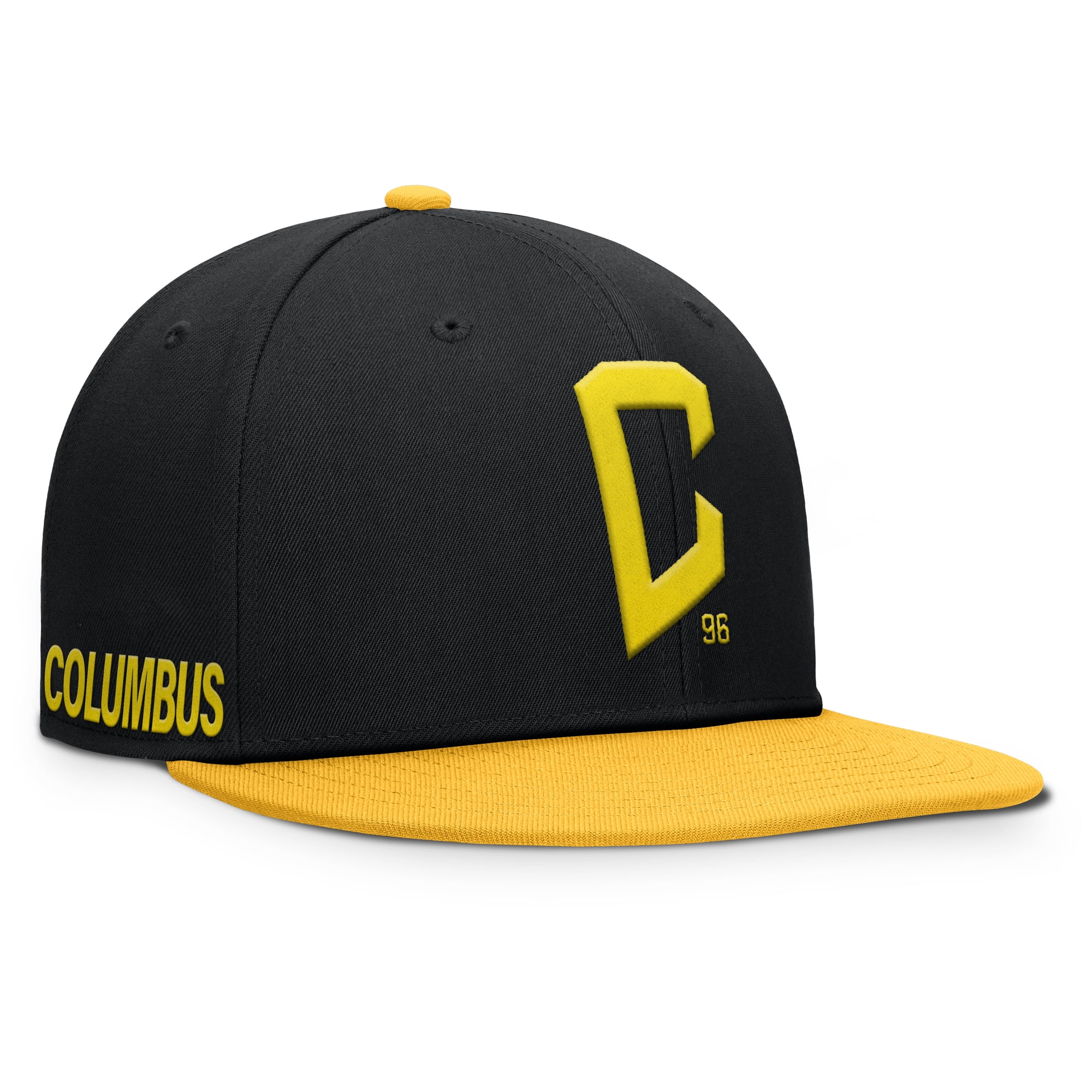 Men's Fanatics Black Columbus Crew Sitter Snapback Hat