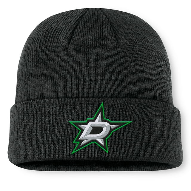 Men's Fanatics Black Dallas Stars 2024 NHL Global Series Cuffed Knit