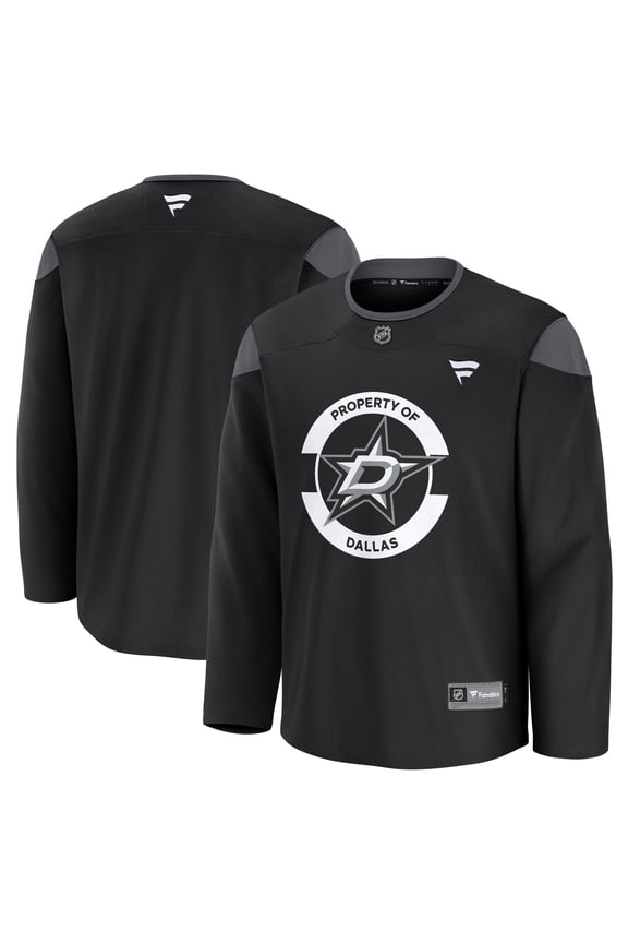 Men's Fanatics Black Dallas Stars Practice Jersey