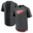thumbnail image 1 of Men's Fanatics Black Detroit Red Wings Authentic Pro Rink Tech T-Shirt, 1 of 3