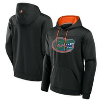 Men's Fanatics Black Florida Gators Defender Dot Faded Primary Pullover Hoodie